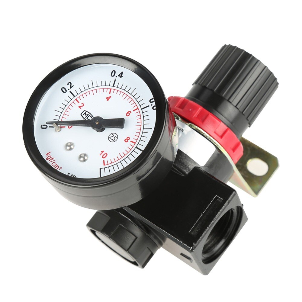 BR4000 G1/2 Inch Air Regelklep Reduceerventiel Controle Compressor Druk Reguleren Regulator Valve Met Gauge Meter