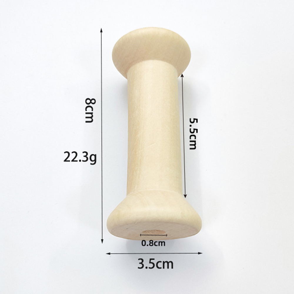 Bobinas de madera para manualidades, carretes de hilo vacíos para hilo, cintas de alambre, carrete, accesorios de costura, herramientas para manualidades de madera, 100/50/20/10/5 uds.: Verde