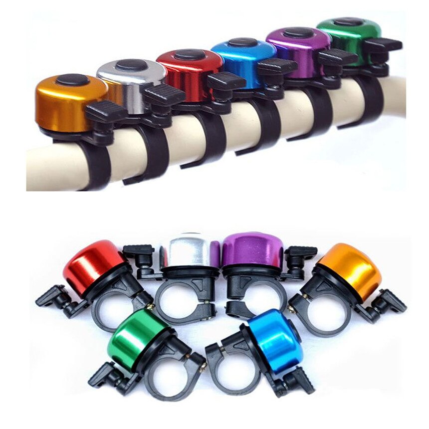 Bicycle Bell For Safety Cycling Colorful Bicycle Handlebar Metal Ring Black Bike Bell Horn Sound Alarm