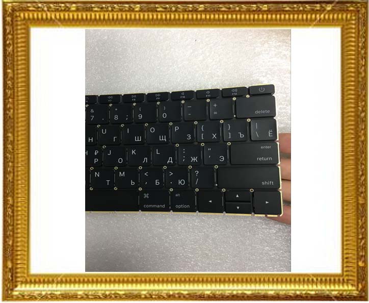 Original Laptop A1534 Keyboard RU Standard For Macbook A1534 Russian Keyboard with Small Enter Keys Year