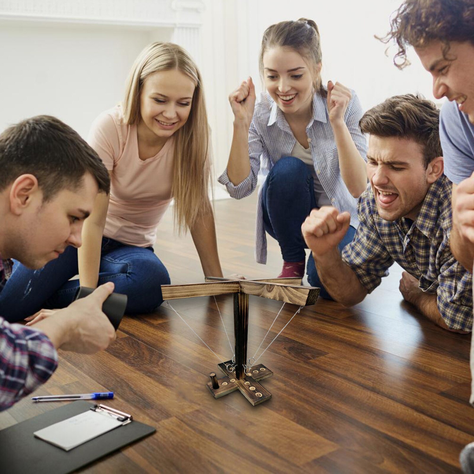 Trinken Spiel Spielzeug Handgemachte Holz Haken Und Schleife Interaktive Trinken Spiel Für freundlicher Und Erwachsene Ich bin Freien Spiel Ring Figuren