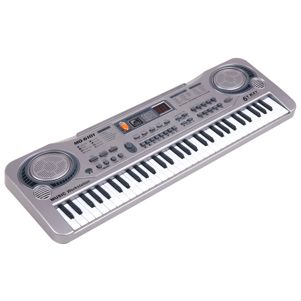 61 Toetsen Elektronische Piano Elektronische Keyboard Piano Led Muziek Speelgoed Educatief Electone Cadeau Voor Kinderen Toetsenbord