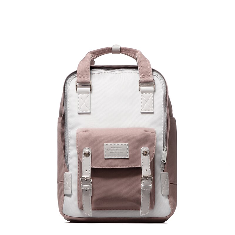 MAH Mini Ipad Rucksack frauen Anti-diebstahl schule Rucksack mit griff wasserdicht stoff reisetasche für mädchen Hochschule buch tasche: Rosa