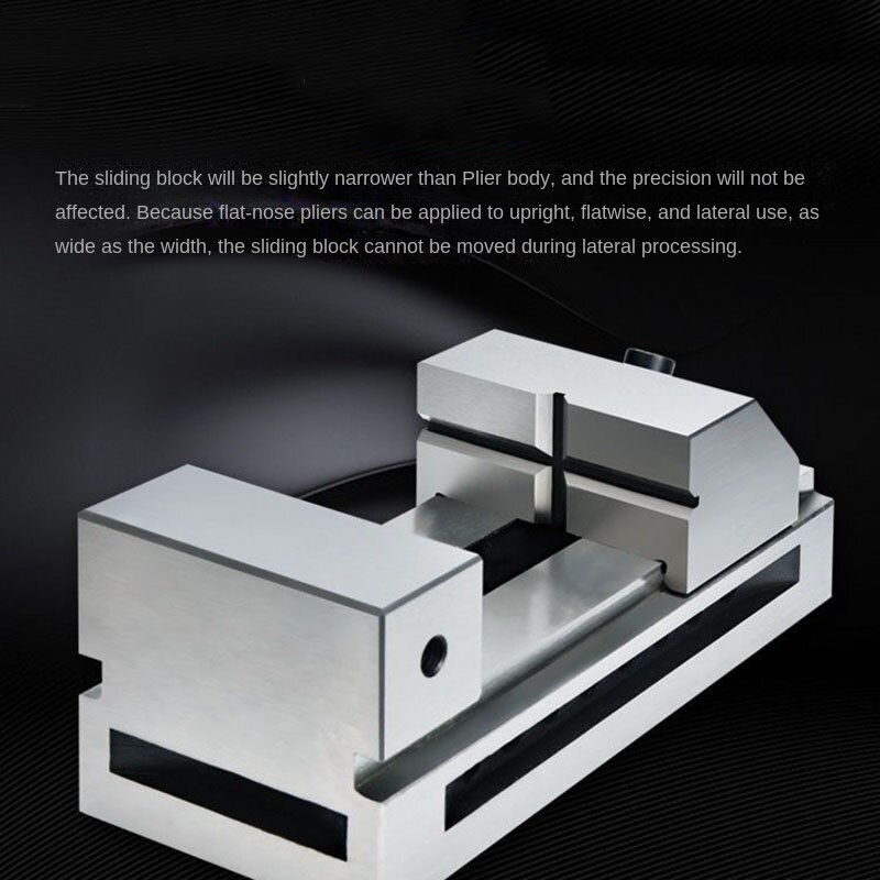 2" High Precision Machine 2 Inch Vise Fast Moving Vise CNC Vise Tongs Plain Vice For Surface Grinding Milling EDM Machine tools