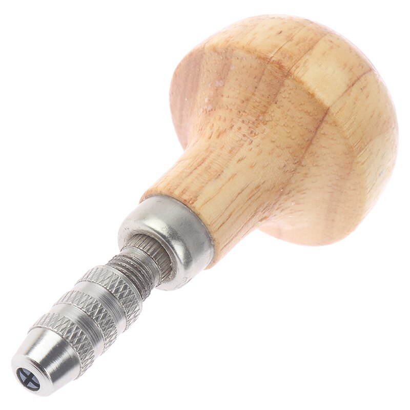 Joyería Pin Vise mango de madera alambre trenzado envolver los relojes Pin taladro de tornillo kit de herramientas de joyería
