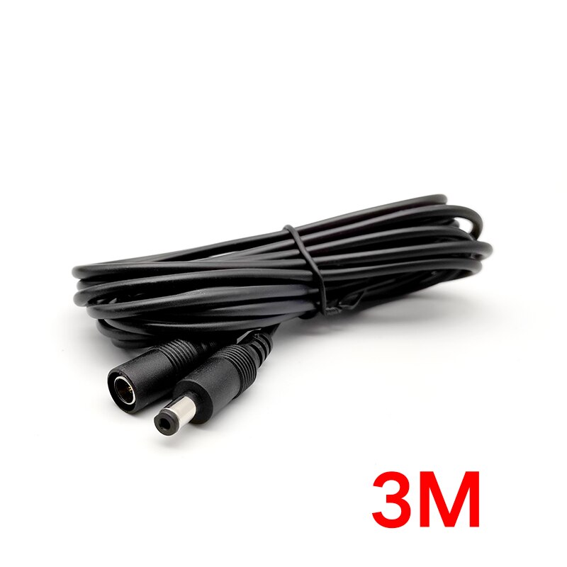 1m 2m 3m 5m 10m 12v dc jatkojohto 5.5*2.1mm uros naaras virtajohto dc -liitin led -nauhavalosovittimelle cctv -kamera