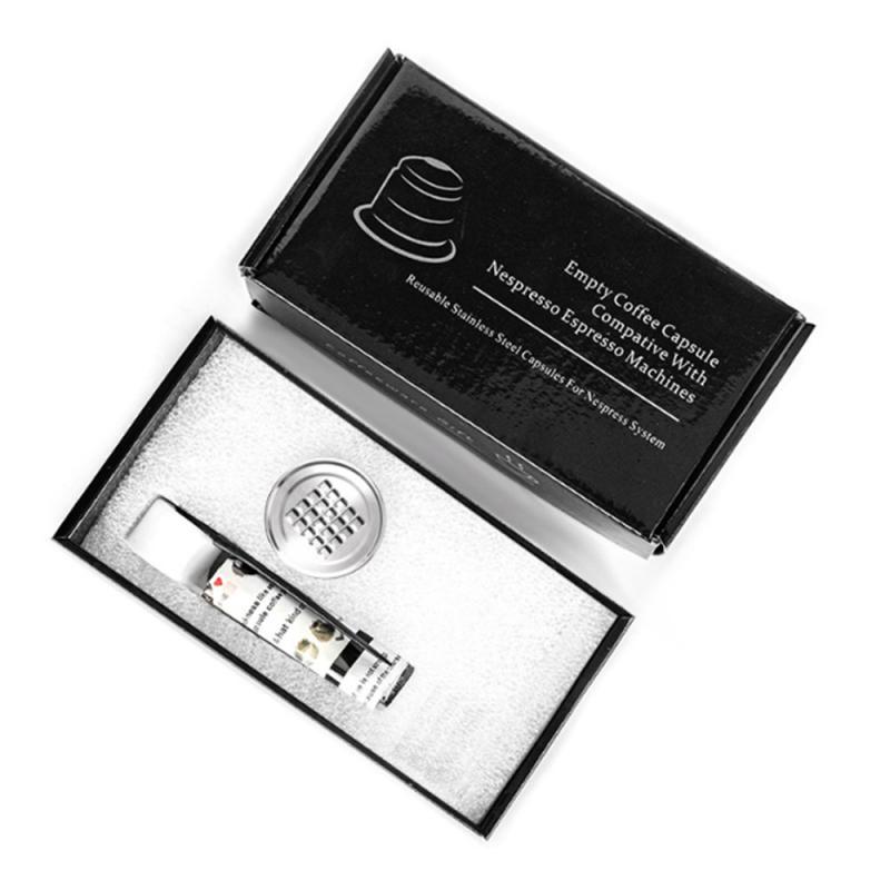 Nespresso Refillable Capsule Reusable Coffee Filter Nespresso Cafeteira Capsulas Cafe Recargables Reutilizables Coffee Filters: 01