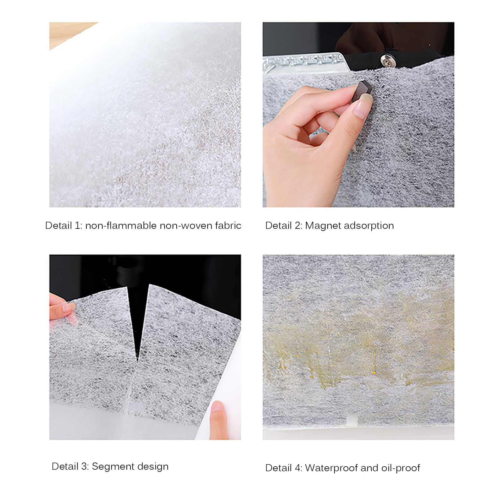 Adhesivo de aceite para la cocina Campana Extractora, papel de filtro de aceite transparente a prueba de humedad, papel absorbente de aceite, pegatina a prueba de aceite, 5/10M