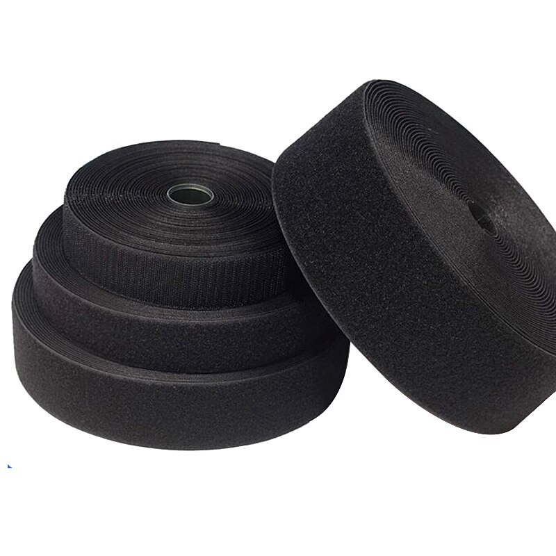 1M Strong Velcros Adhesive Hook Loop Fastener Tape Strip Nylon Sticker Velcro for Sewing DIY No Glue 16/20/25/30/38/50/100/150mm