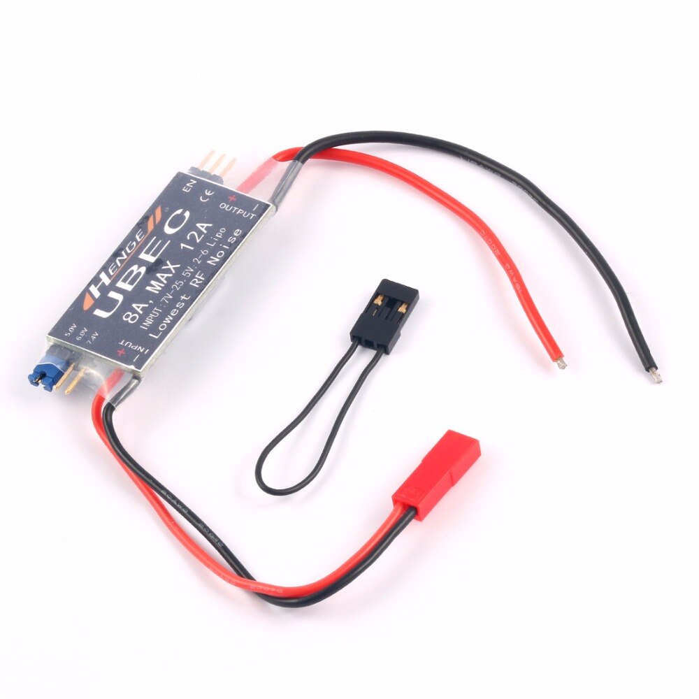 HENGE 8A UBEC salida 5 V/6 V/7,4 V 6A/8A Max 12A importación 7 V-25,5 V 2-6S Lipo/6-16 celular Ni-MH de entrada interruptor modo BEC para RC helicóptero