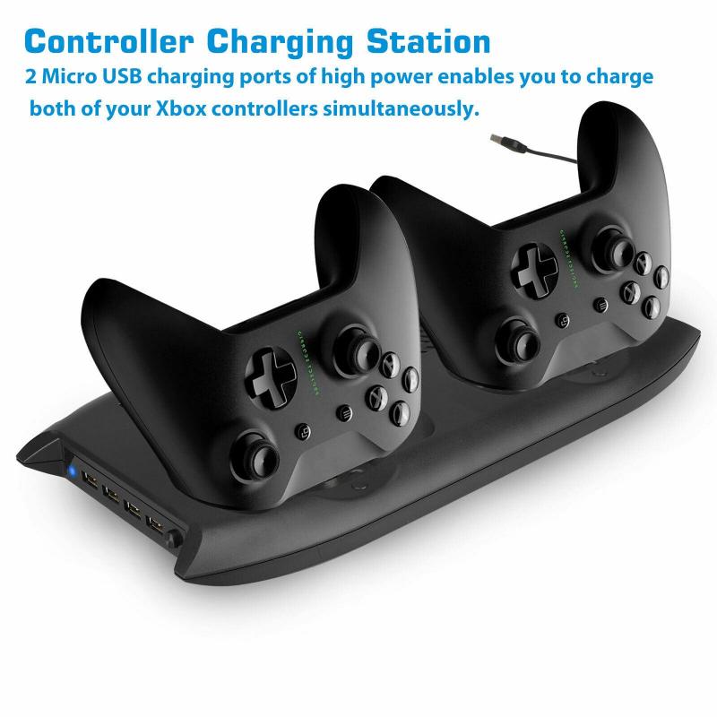 Fast Charger For XBOX ONE Controller Dual Charging Dock Charger Rechargeable For XBOX ONE Controller Battery Stander Accessories