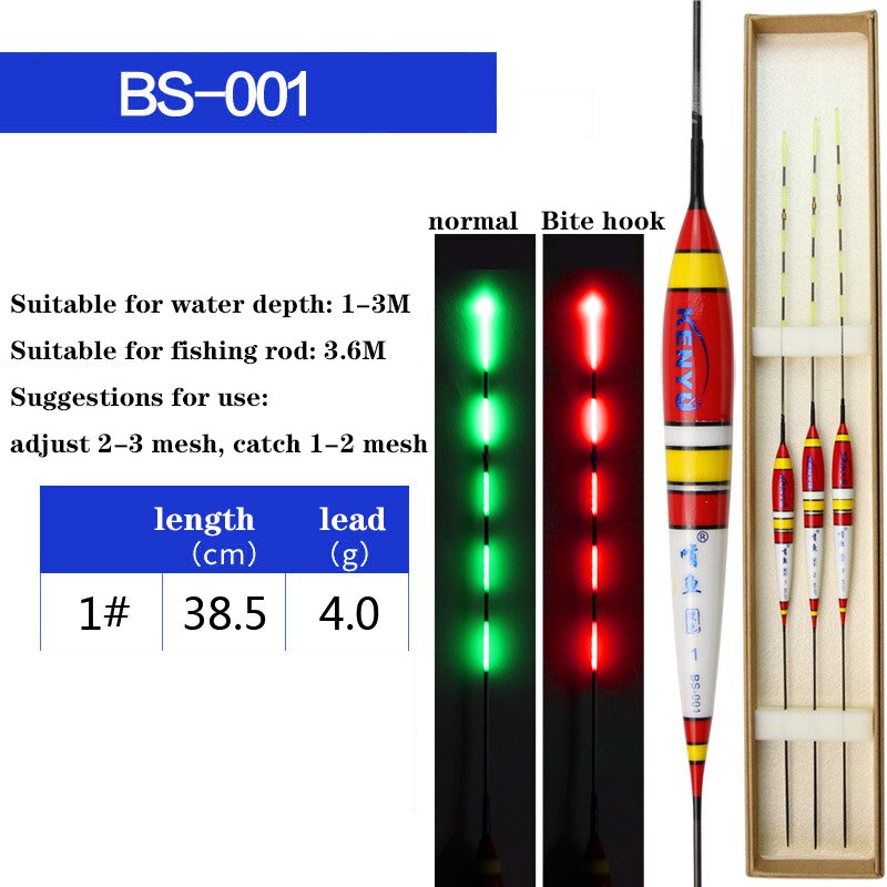 Smart Fishing Float Bite Alarm Fish Bite Aas Zwaartekracht Sensor LED Licht Kleurverandering Automatische Night Elektronische Veranderen Boei