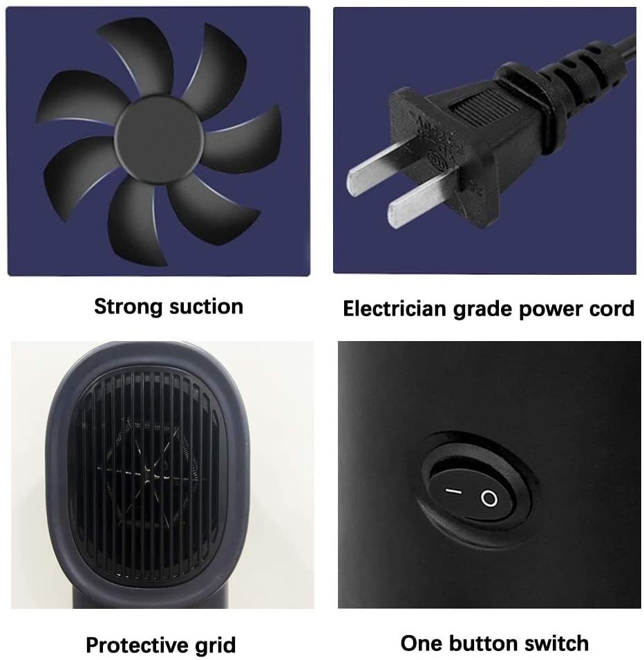 Wall-mounted Dual-purpose Portable Fast Heating Energy-saving Heater Fan Speed Constant Energy Saving Silent #g30