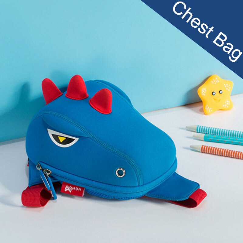 NOHOO Toddler Kids Dinosaur Backpack for Boys Girl Pre School Backpack 3D Cartoon Animal Kindergarten Kids School Bags 2-5 Years: NHX006