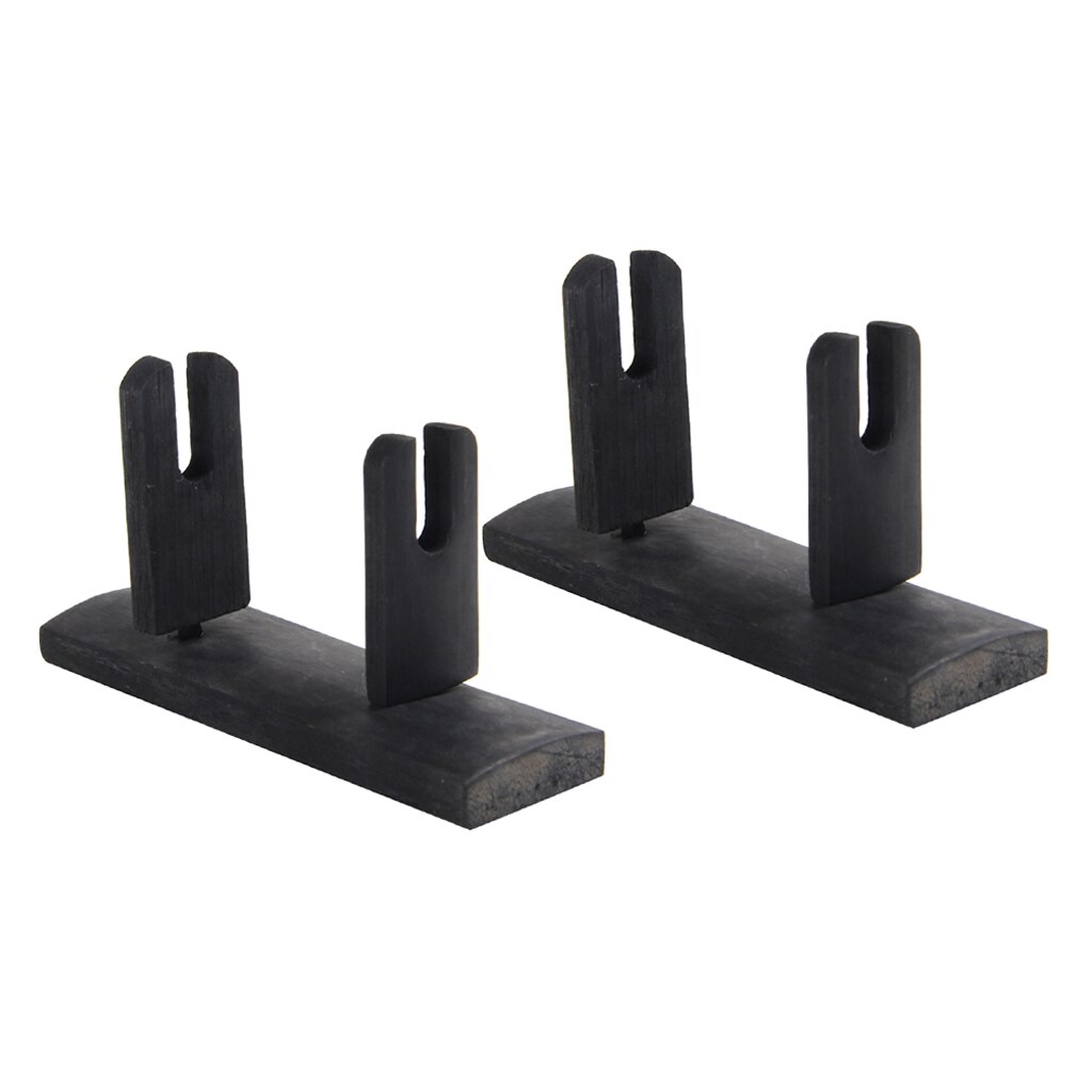 2X Bamboe Fan Display Stand Houder Voor Antieke Vouwen Fan Home Decor Black