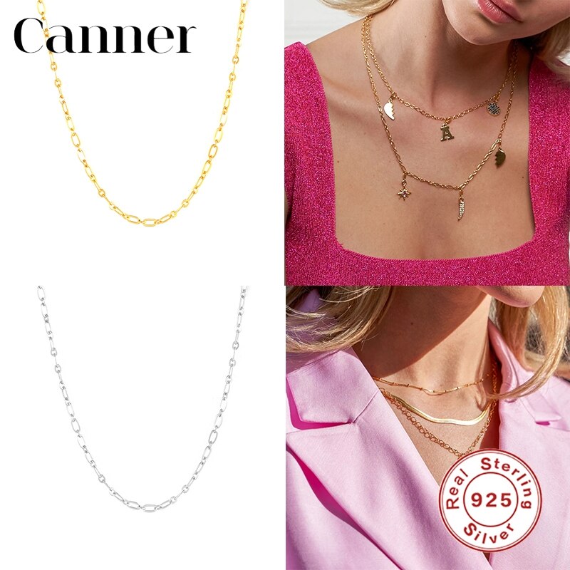 Inmaker 925 Sterling Zilveren Choker Kettingen Voor Vrouwen Eenvoudige 2.0Mm Kralen Sleutelbeen Ketting Kettingen Fine Sieraden Joyero Kraag W5