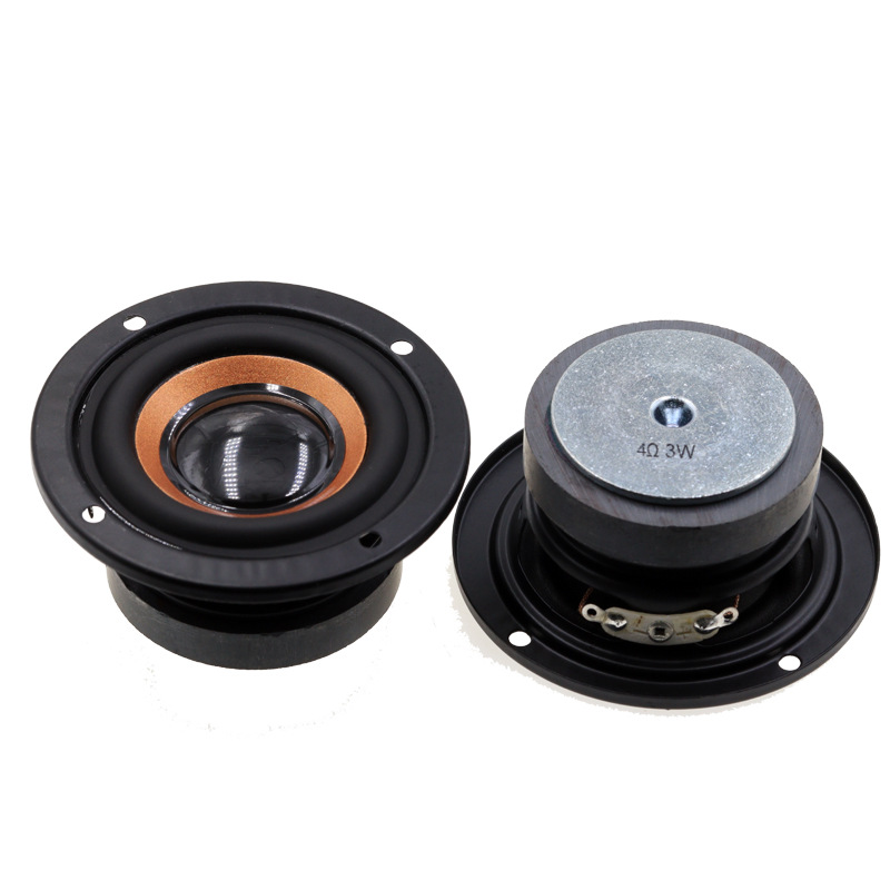 2Pcs 2 Inch Full Range Speaker 4 Ohm 3W Bluetooth Speaker 52MM Bass Speaker For Multimedia Home Audio