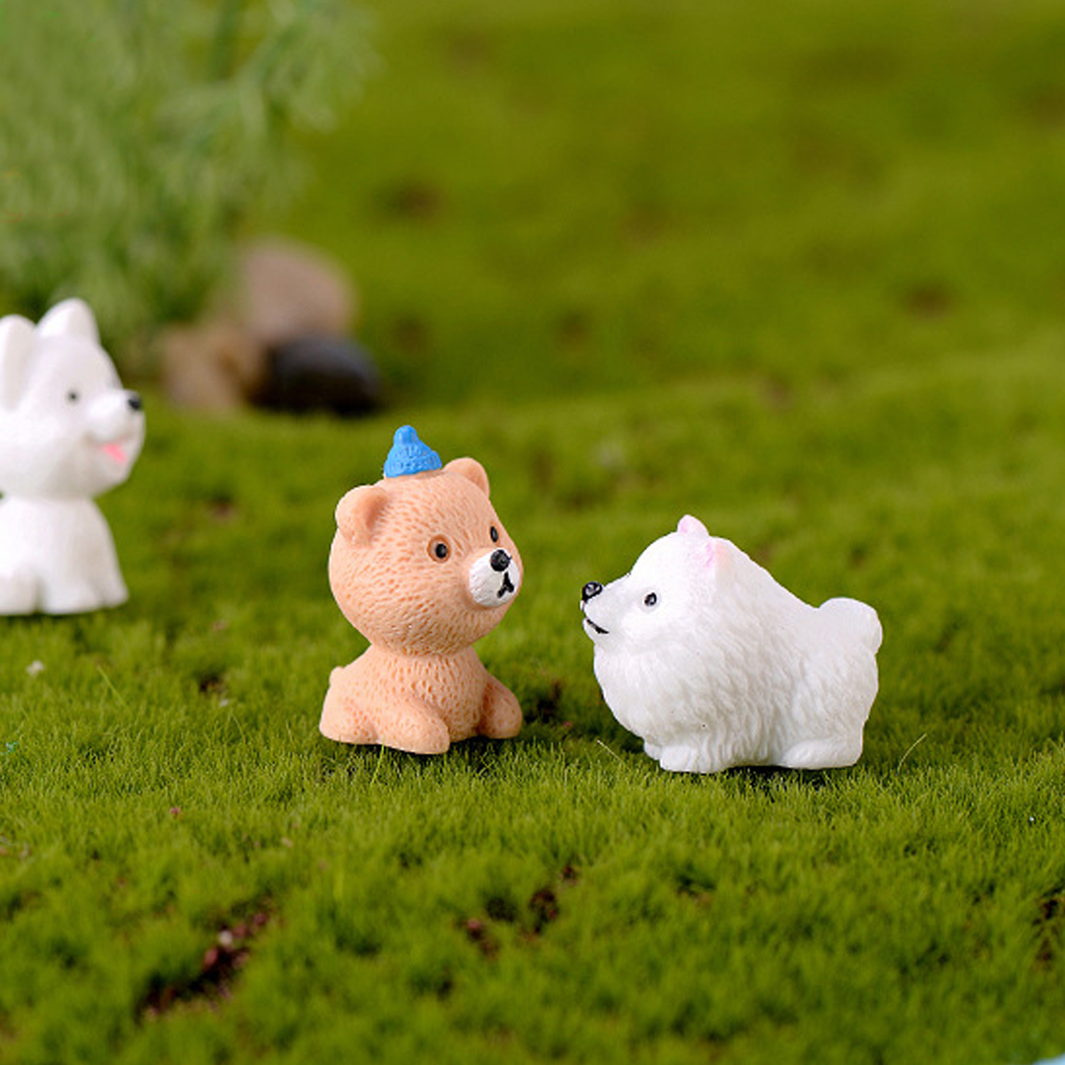 12 Stuks Leuke Cartoon Hars Hond Model Speelgoed Voor Miniatuur Fairy Tuin Micro Landschap Decoraties Ornamenten