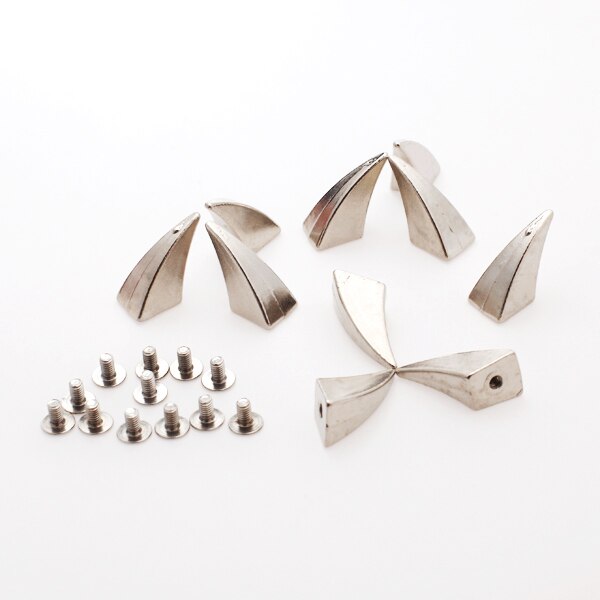 30 Sets Cat Claw Spikes & Studs - 7x21mm Snap Rivets For DIY | Punk Metal Decorative Nails For Leather, Jackets, Bags - View #2