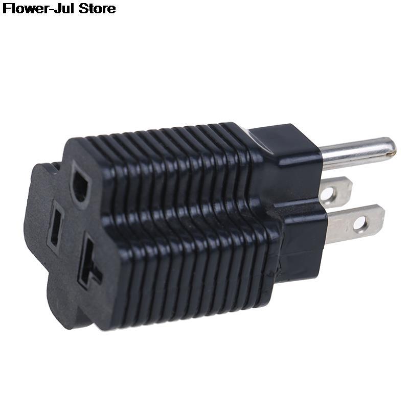 5-15P To 5-20R Adapter 15 Amp Household Plug to 20 Amp T-Blade Female Adapter 15 Amp Male To 20 Amp Female Plug Adapter