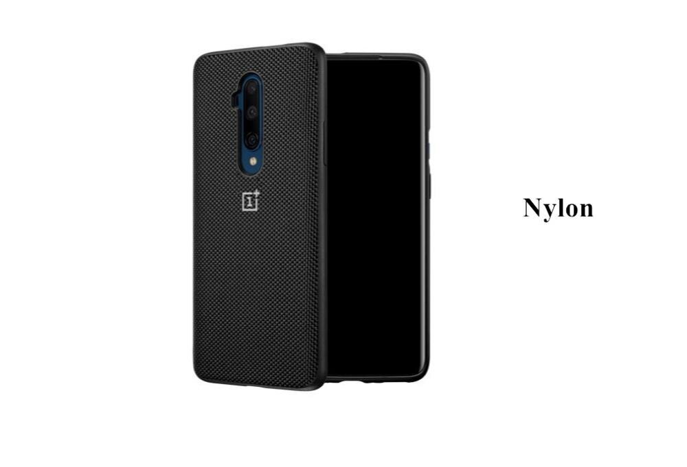 100% original back cover for oneplus 7T 7 pro protective case sandstone silicone nylon carbon fiber bumper: For oneplus 7t pro / nylon