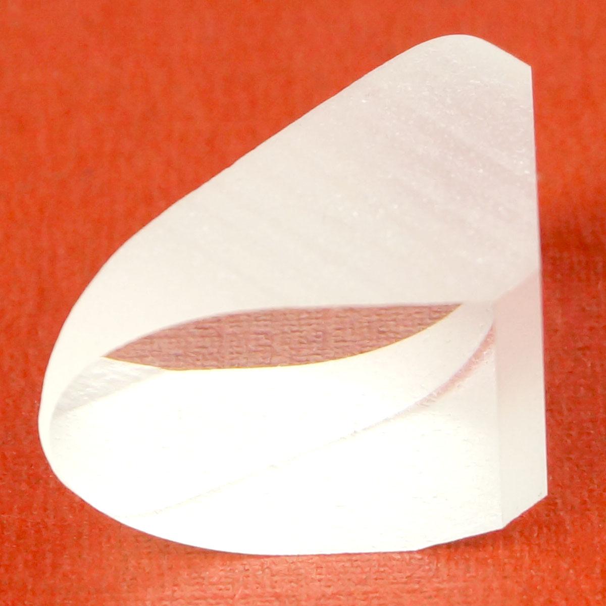 25 x 12.5 x 12mm optisk glass trekantet rettvinklet likebein  k9 porro prisme linse for telescopex optikk