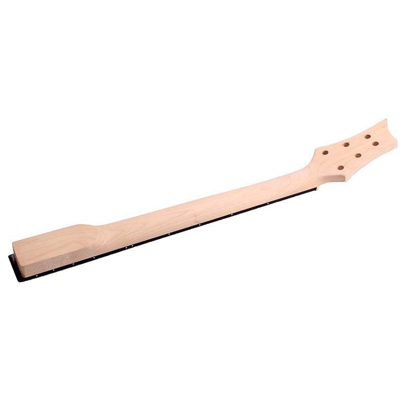 Novedad, 1 Uds., mástil de guitarra de madera sólida de arce 22 trastes, varilla de braguero de 24,75 pulgadas para guitarra eléctrica, Color negro