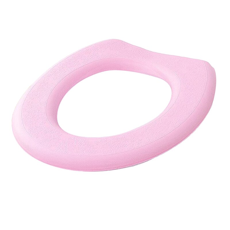 Badkamer Toilet Seat Cover Zachte Wc Plakken Toiletbril Pad Badkamer Warmer Seat Deksel Cover Pad Wc Closestool Warm Seat covers: Pink O