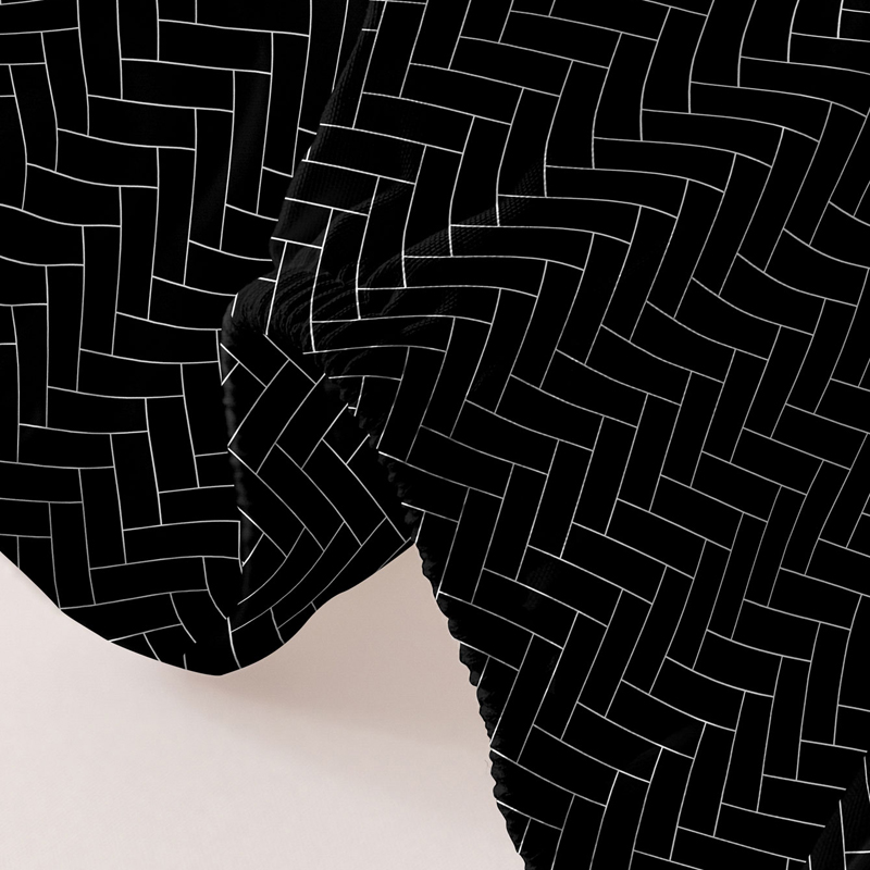 1 pieza de sábana esmerilada con patrón de porcelana Harrow, colcha estampada para dormitorio, ropa de cama (excluyendo fundas de almohada)