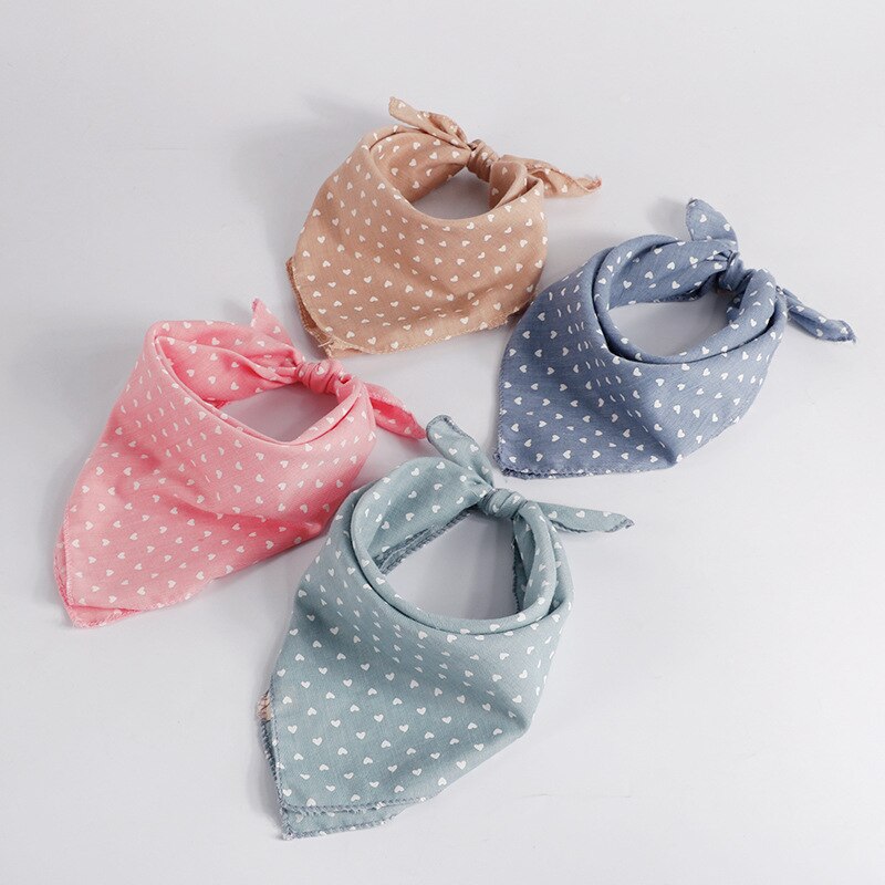 baby boy girl Children's soft Cotton Scarf Kid Neckerchief Collar Kids Collar Square scarf bib