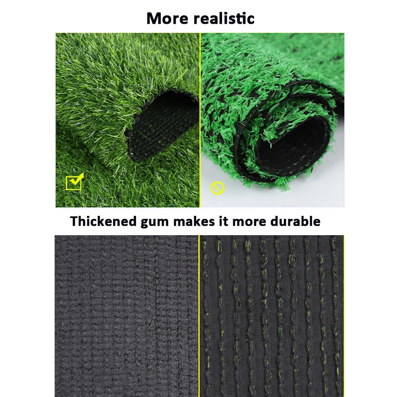 100 x 20cm konstgräsgräs gräs konstgjord gräsmatta simulering utomhus grön gräsmatta för trädgård gräsmatta