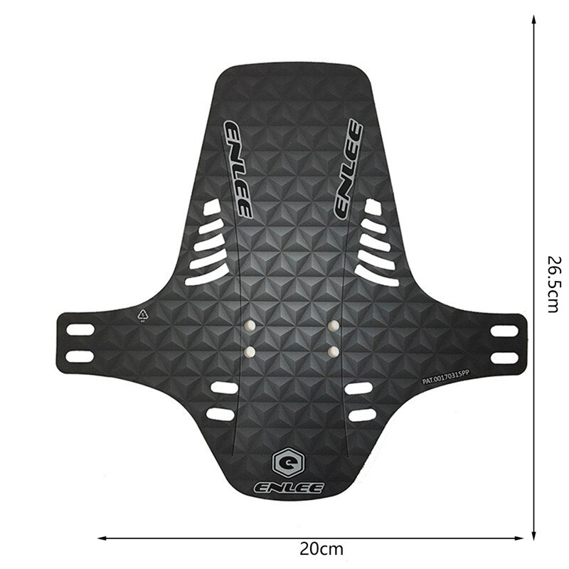 Enlee 2 stk landevejscykelskærm mountainbikeskærm foran bagskærm vejcykling bjerg for+bag mtb skærm 2 stk.: Hwxu 02300000f