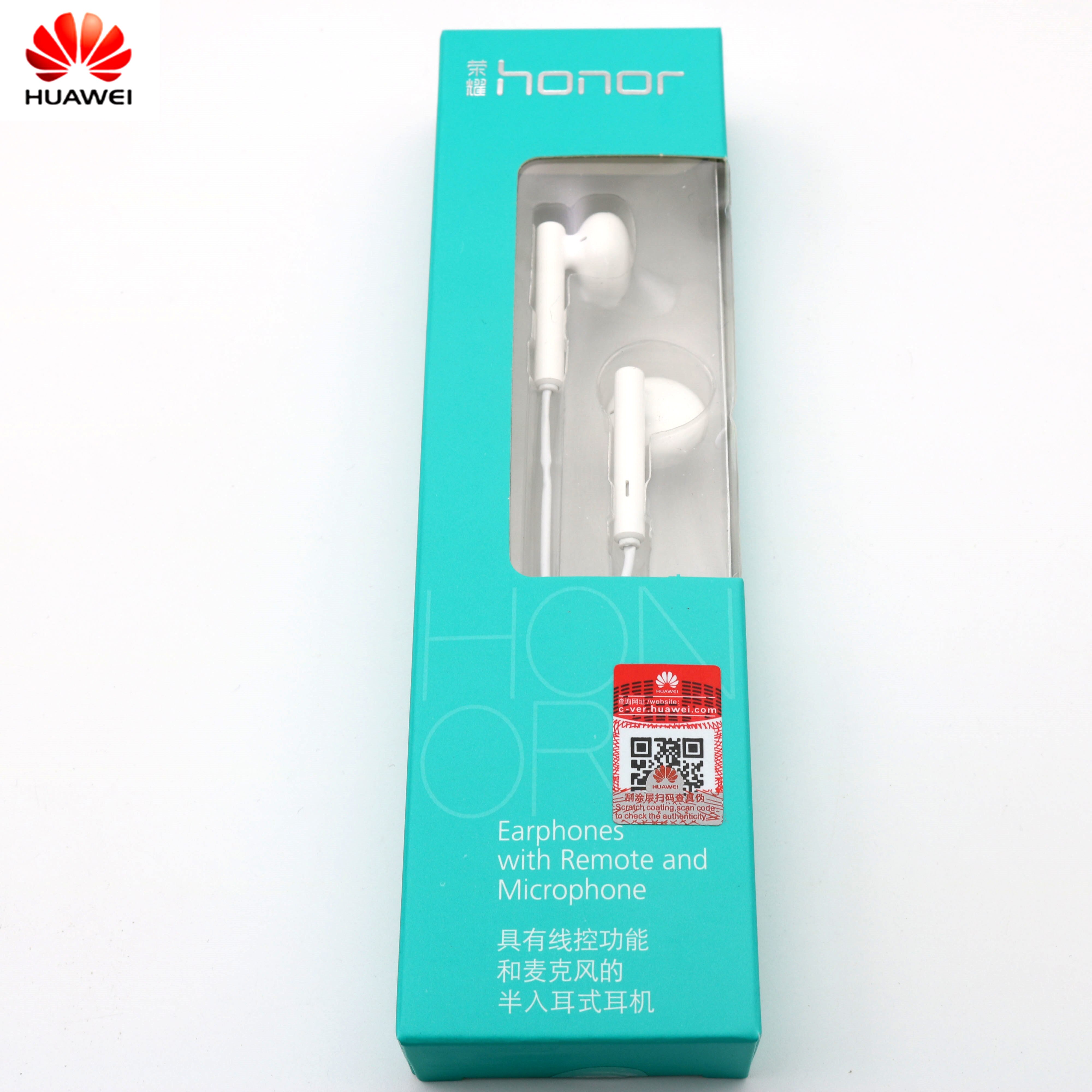 Original Huawei Honor AM115 Earphone with 3.5mm in Ear Earbuds Headset Wired Control for Honor 8 Huawei P10 P9 P8 Mate9 phone: With packing