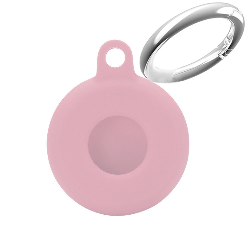 Silikone etui, fuldt cover, nøglering til apple airtag, telefon, kæledyrsfinder, tracker, tyverisikker, airtag-cover til airtags: Farverig