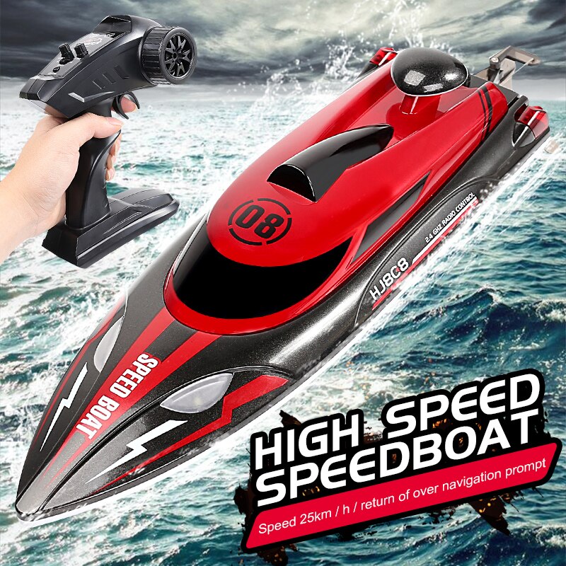 2021 nuovo 808 Rc Boat 2.4G telecomando motoscafo ricaricabile impermeabile Cover Design protezione anticollisione Wltoys Rc Boat