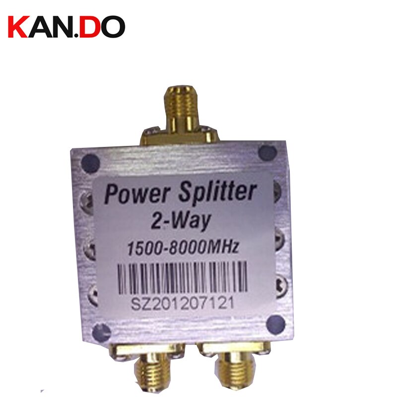 telecom use 2 Ways SMA Power Splitter SMA 8Ghz power divider 1500mhz~8000MHz female divider,signal splitter for communication