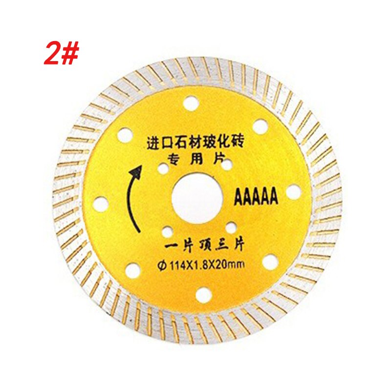 Ceramic tile cutting blade slotted concrete ceramic vitrified brick special marble stone diamond saw blade