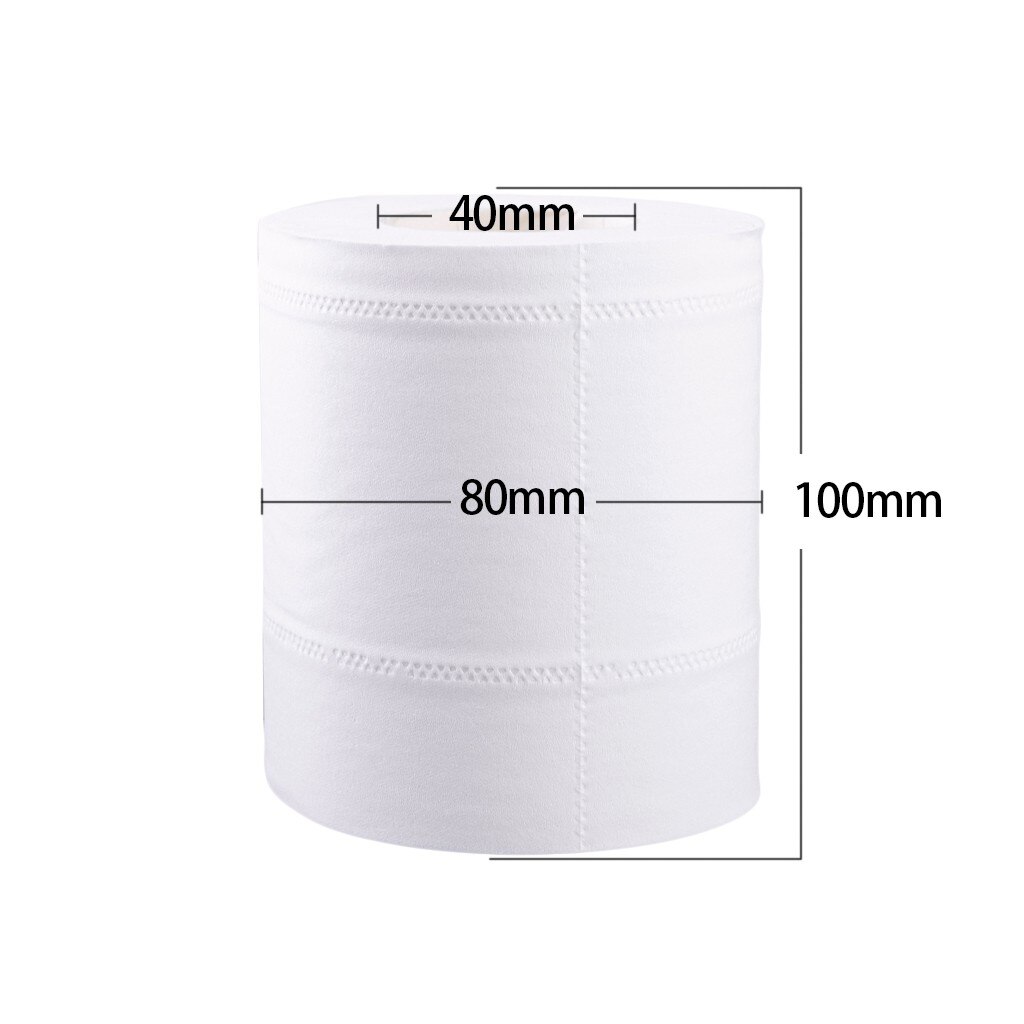 White Toilet Paper Toilet Roll Tissue 6/8/10/12 Roll Pack Towels Tissue Three-layer 80g Roll Paper Toilet Paper Toilet Paper