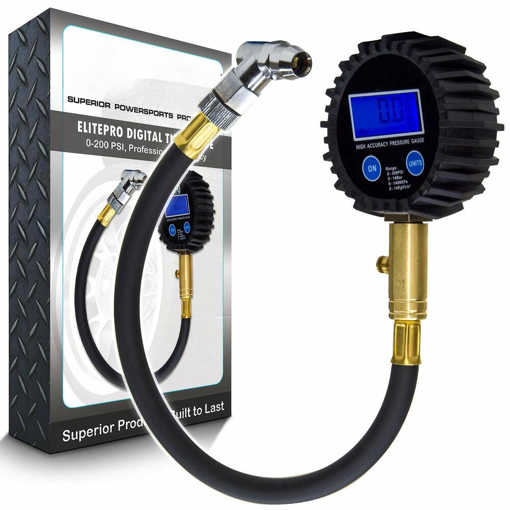 Bandenspanningsmeter Digitale Display Gauge Multifunctionele Bandenspanningsmeter Voor Motorfiets Fiets Truck