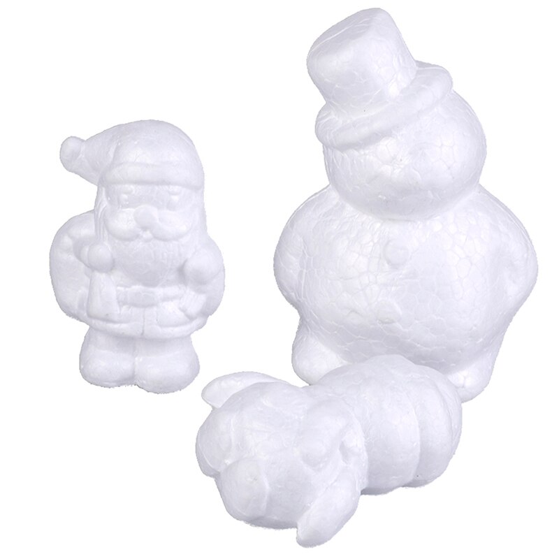 Snemand julemanden hvid polystyrenskum kugler styrofoam håndværk til diy jul bryllupsfest forsyninger dekoration