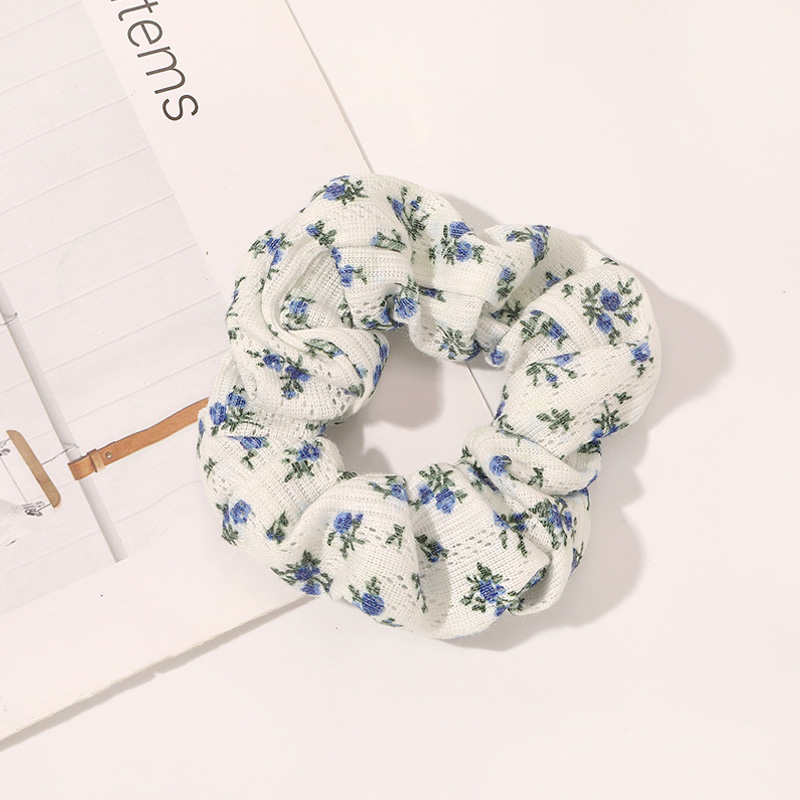 Coleteros coreanos con estampado Floral, cinta para el pelo, coletero, banda elástica para el pelo, lazos para el pelo, accesorios para el cabello