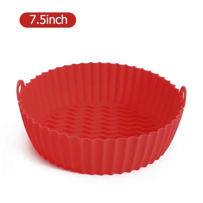 Doublure ronde réutilisable pour friteuse à air, cuisson au four, panier à frire, polymères jetables, livres faciles, accessoires de cuisine: vert clair