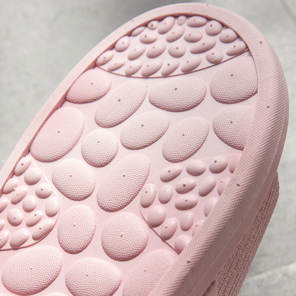 4x Indoor Vouwen Strand Schoenen Zachte Ademend Voet Massage Slippers Sandalen