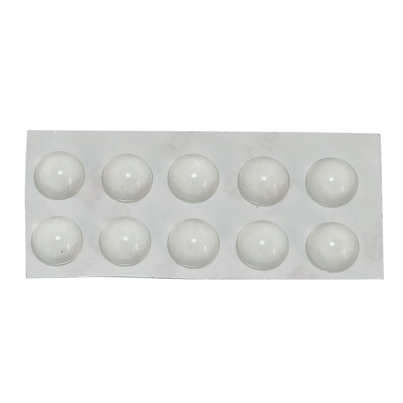 Keyboard Riser Soft Clear Anti Slip Round Bumpers Self Adhesive Silicone Rubber Feet Pads Sticky Shock Absorber 10PCS