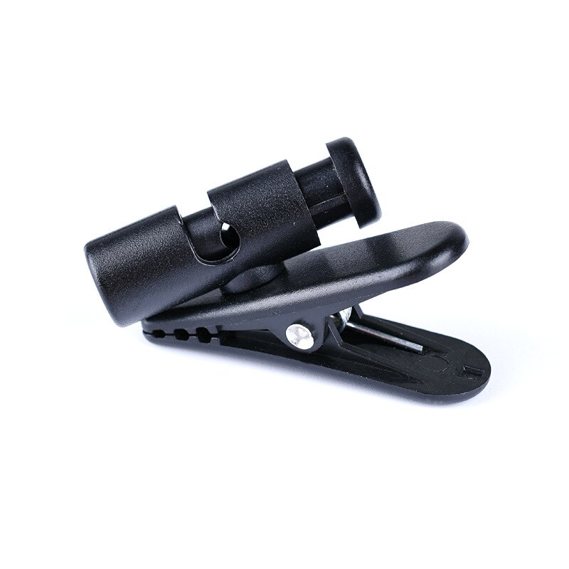 FDBRO Kabel Clip Klemme Kragen Headset Klemme Kragen Clip Rotierenden Klemmen Kopfhörer Kabel Clips Kopfhörer Wickler Zubehör: Schwarz
