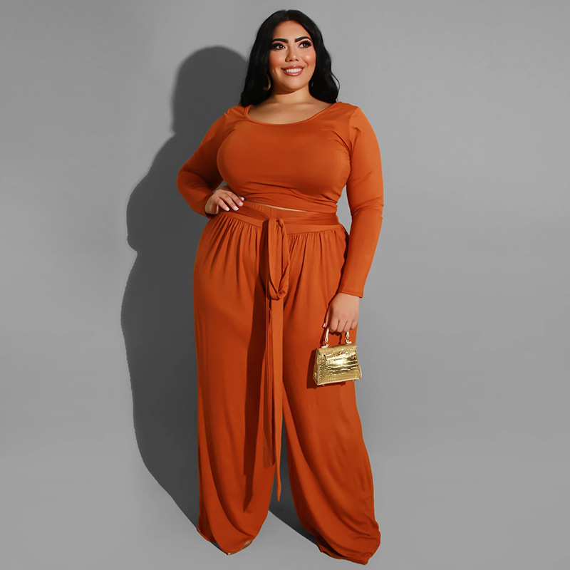 5xl Plus Größe für Frauen Schwarz Grün Plus Größe 2 Stück einstellen Frauen Party Bodycon Verein Outfits Plus Größe ClothingPlus größe Conjuntos: Orange / XL