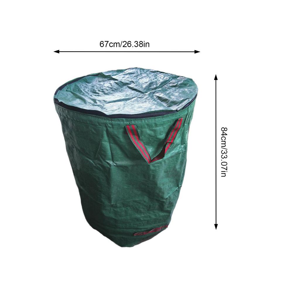 Garden Bag Reusable Leaf Sack Trash Can Foldable Garden Garbage Waste Collection Container 3 Sizes Garden Leaf Storage Bag