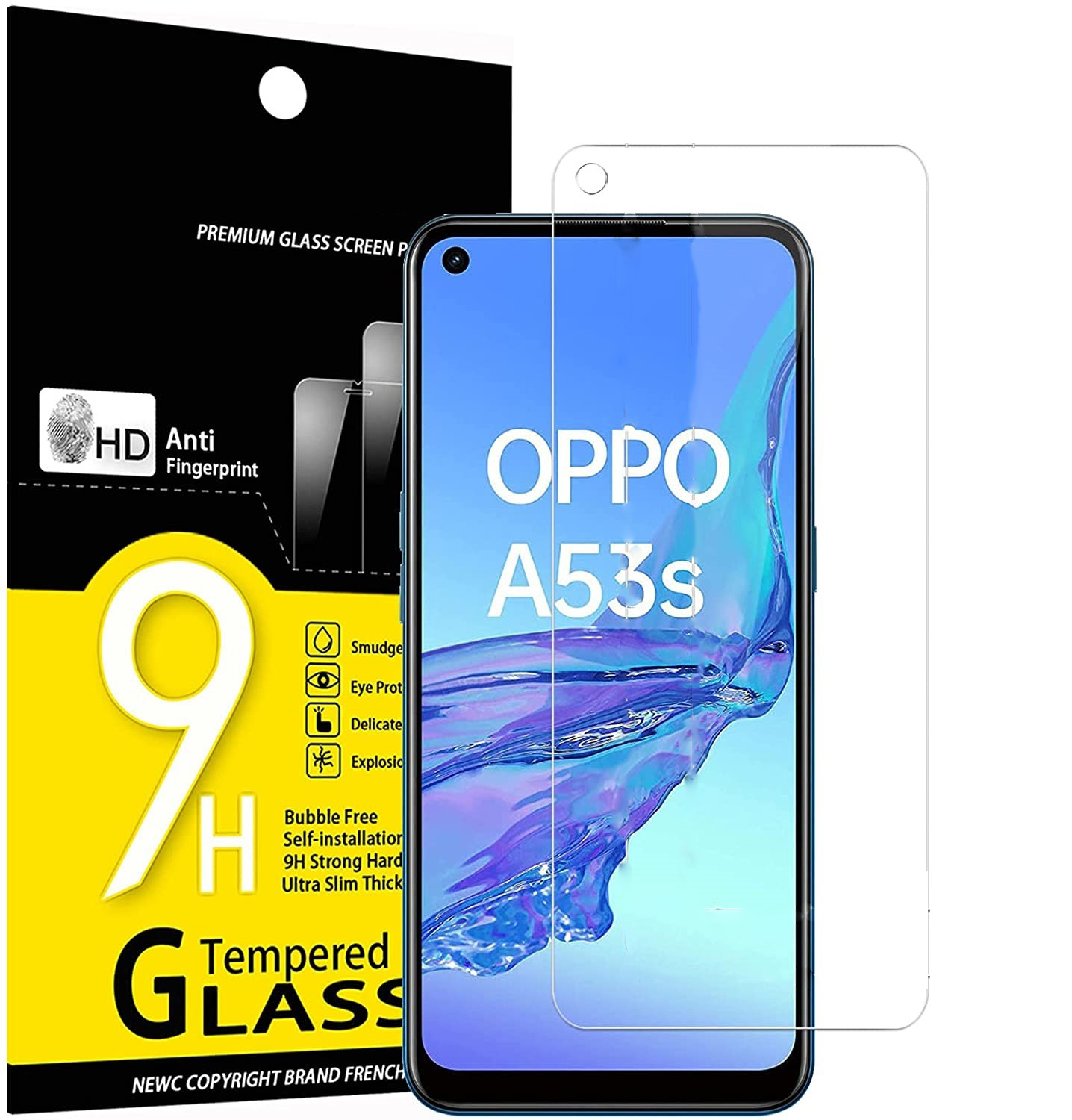 Screen Protector Glass for OPPO A91 A72 A73 5G A92 A5 A9 protective glass for OPPO A53 A52 A54 A55 A32 A31 A74 A53S Glass