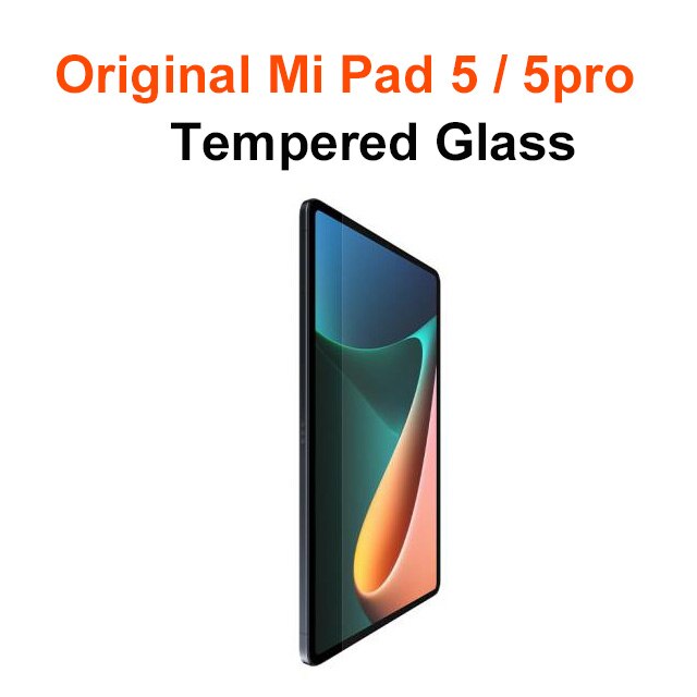 Original xiaomi mi pad 5 fodral mipad 5 pro smart intelligent wake-up tablet läder flip skalskydd magnetiskt adsorptionsfodral: Originalglas