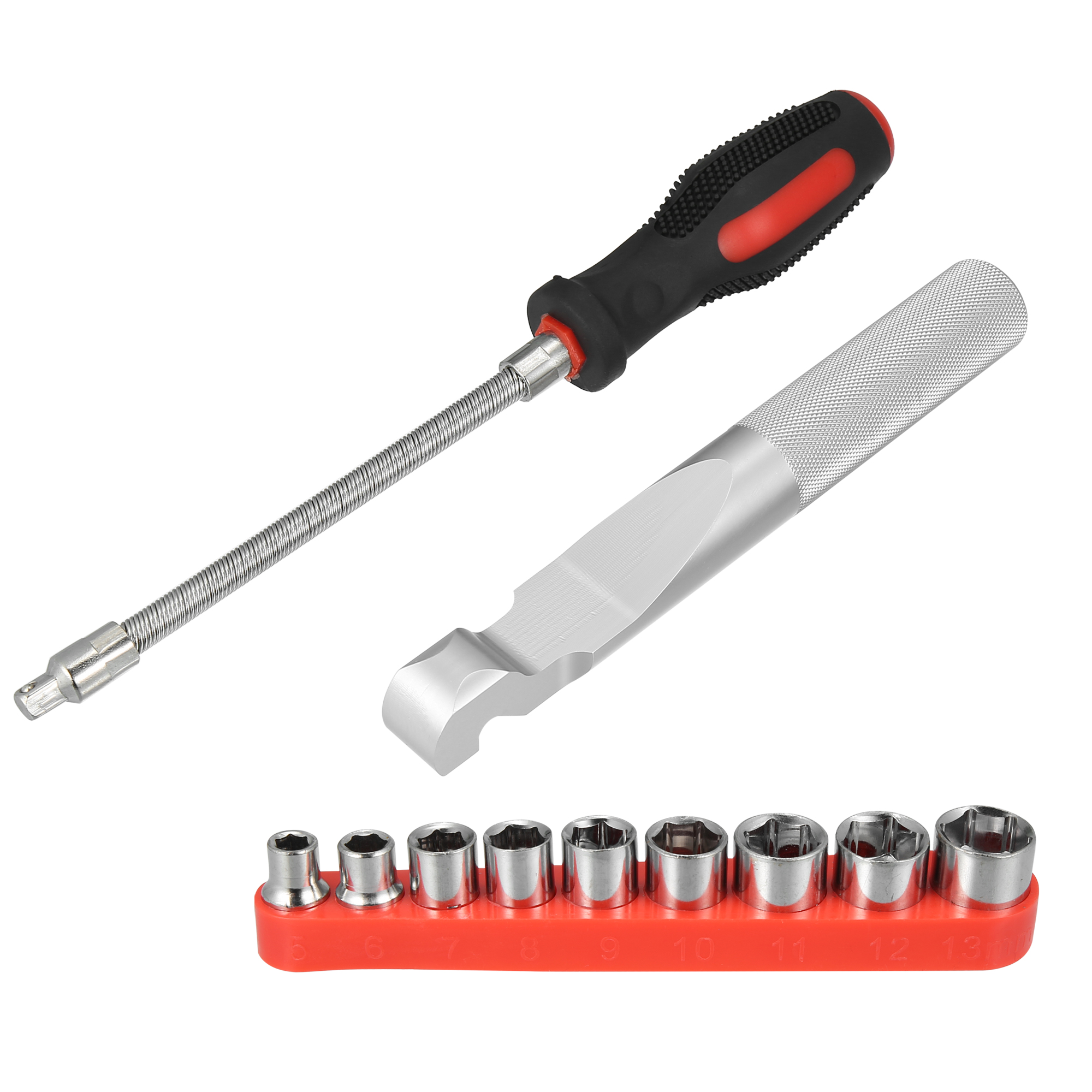 Motoforti 1 Set Belt Changing Tool Clutch Cover Removal Tool Black for Polaris RZR 800 900 S 1000 XP XP4 General 1000: Silver Tone